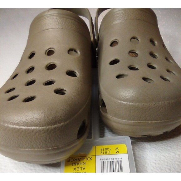 BT by Baretraps Alex Unisex Khaki Clogs Size XXL  Men (11/12) Women (13/14) NWT - Picture 2 of 10